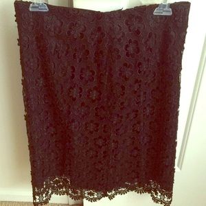 Alfani Lace flower skirt- NWOT